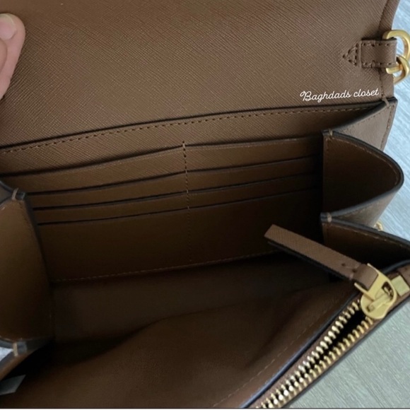 New,Tory Burch emerson chain crossbody wallet - Picture 8 of 10